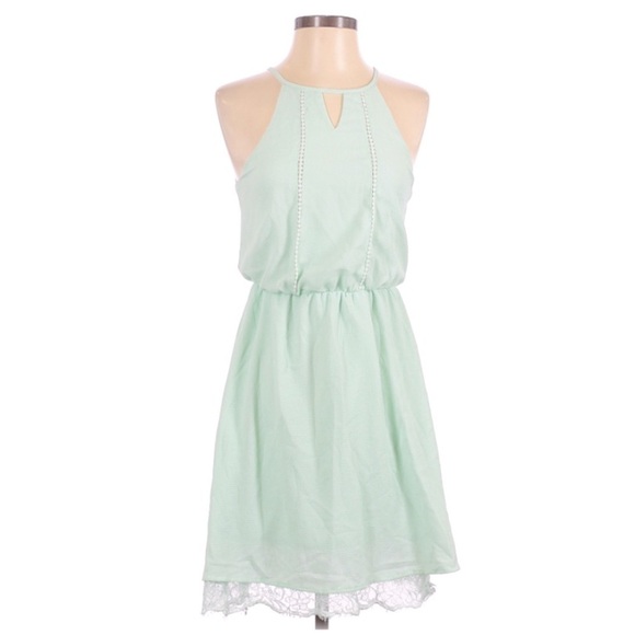 Blue Rain Lace Dress | SIZE S - Picture 1 of 7